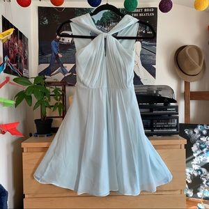 Powder Blue Ann Taylor Short Dress